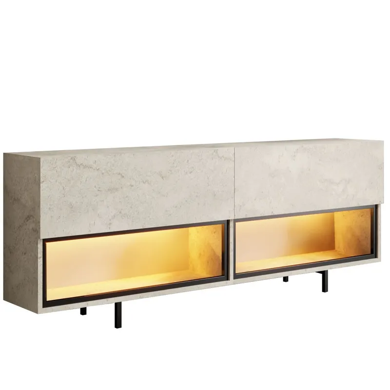 Cielieucel TV-bänk 180 cm, Travertin