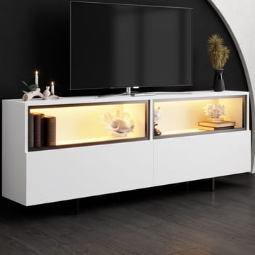 Cielieucel TV-bänk 180 cm - Vit - Möbler - TV- & Mediamöbler - Mediastativ & väggfäste - Tv-stativ & Tv-väggfäste