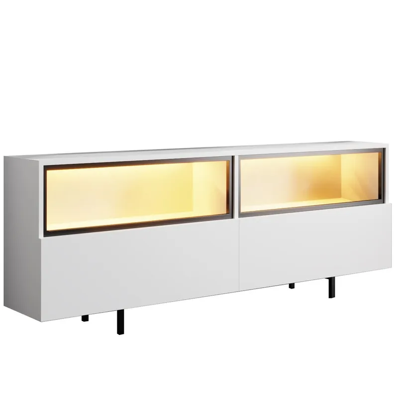 Cielieucel TV-bänk 180 cm, Vit