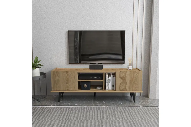 Corvo Tv-bänk 154,4 cm - Ek - Möbler - TV- & Mediamöbler - TV bänk & mediabänk