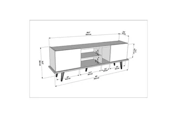 Corvo Tv-bänk 154,4 cm - Ek - Möbler - TV- & Mediamöbler - TV bänk & mediabänk