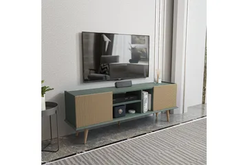 Corvo Tv-bänk 154,4 cm - Light Brun/Grön - Möbler - TV- & Mediamöbler - TV bänk & mediabänk