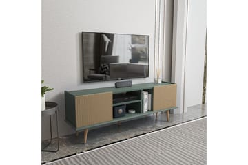 Corvo Tv-bänk 154,4 cm - Light Brun/Grön - Möbler - TV- & Mediamöbler - TV bänk & mediabänk