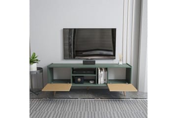 Corvo Tv-bänk 154,4 cm - Light Brun/Grön - Möbler - TV- & Mediamöbler - TV bänk & mediabänk