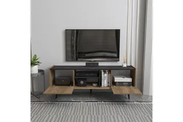 Corvo Tv-bänk 154,4 cm - Valnöt/Svart - Möbler - TV- & Mediamöbler - TV bänk & mediabänk