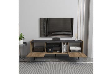 Corvo Tv-bänk 154,4 cm - Valnöt/Svart - Möbler - TV- & Mediamöbler - TV bänk & mediabänk