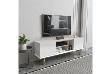 Corvo Tv-bänk 154,4 cm - Vit/Beige - Möbler - TV- & Mediamöbler - TV bänk & mediabänk
