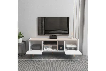 Corvo Tv-bänk 154,4 cm - Vit/Beige - Möbler - TV- & Mediamöbler - TV bänk & mediabänk