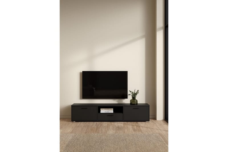 Cristian Tv-stativ 38 cm - Askgrå - Möbler - TV- & Mediamöbler - Mediastativ & väggfäste - Tv-stativ & Tv-väggfäste