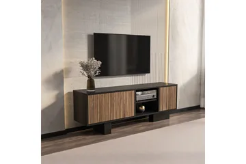 Dargaville Tv-bänk 150 cm - Svart/Brun - Möbler - TV- & Mediamöbler - TV bänk & mediabänk