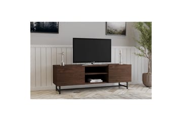 Deyvon Tv-bänk 150 cm - Valnöt - Möbler - TV- & Mediamöbler - TV bänk & mediabänk