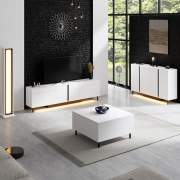 Djarhint TV-bänk 180 cm - Vit - Möbler - TV- & Mediamöbler - Mediastativ & väggfäste - Tv-stativ & Tv-väggfäste