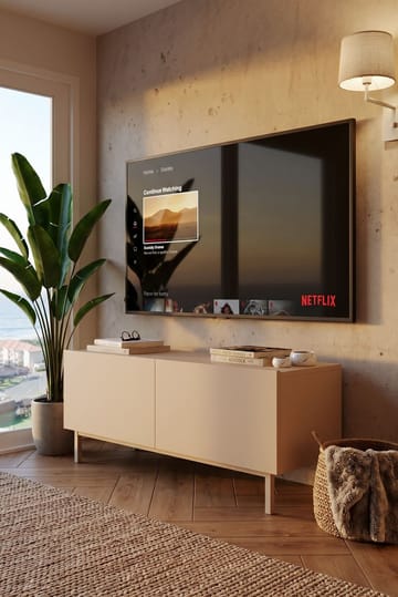 Dorel TV-bänk 120x47,3x36,8 cm - Sand - Möbler - TV- & Mediamöbler - Mediastativ & väggfäste - Tv-stativ & Tv-väggfäste