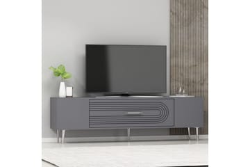 Drova Tv-bänk 150 cm - Antracit/Silver - Möbler - TV- & Mediamöbler - TV bänk & mediabänk