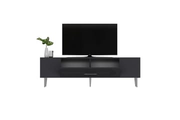 Drova Tv-bänk 150 cm - Antracit/Silver - Möbler - TV- & Mediamöbler - TV bänk & mediabänk
