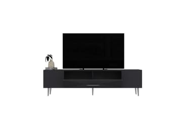 Drova Tv-bänk 150 cm - Antracit/Silver - Möbler - TV- & Mediamöbler - TV bänk & mediabänk