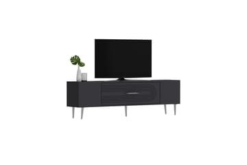 Drova Tv-bänk 150 cm - Antracit/Silver - Möbler - TV- & Mediamöbler - TV bänk & mediabänk