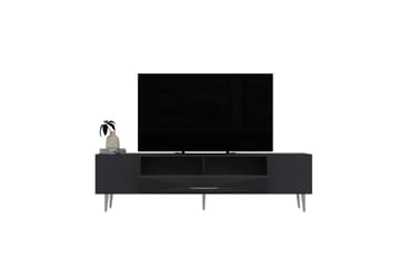 Drova Tv-bänk 150 cm - Antracit/Silver - Möbler - TV- & Mediamöbler - TV bänk & mediabänk