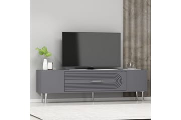 Drova Tv-bänk 150 cm - Antracit/Silver - Möbler - TV- & Mediamöbler - TV bänk & mediabänk