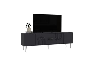 Drova Tv-bänk 150 cm - Antracit/Silver - Möbler - TV- & Mediamöbler - TV bänk & mediabänk