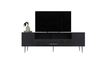 Drova Tv-bänk 150 cm - Antracit/Silver - Möbler - TV- & Mediamöbler - TV bänk & mediabänk