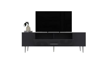 Drova Tv-bänk 150 cm - Antracit/Silver - Möbler - TV- & Mediamöbler - TV bänk & mediabänk