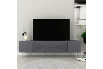 Drova Tv-bänk 150 cm - Antracit/Silver - Möbler - TV- & Mediamöbler - TV bänk & mediabänk