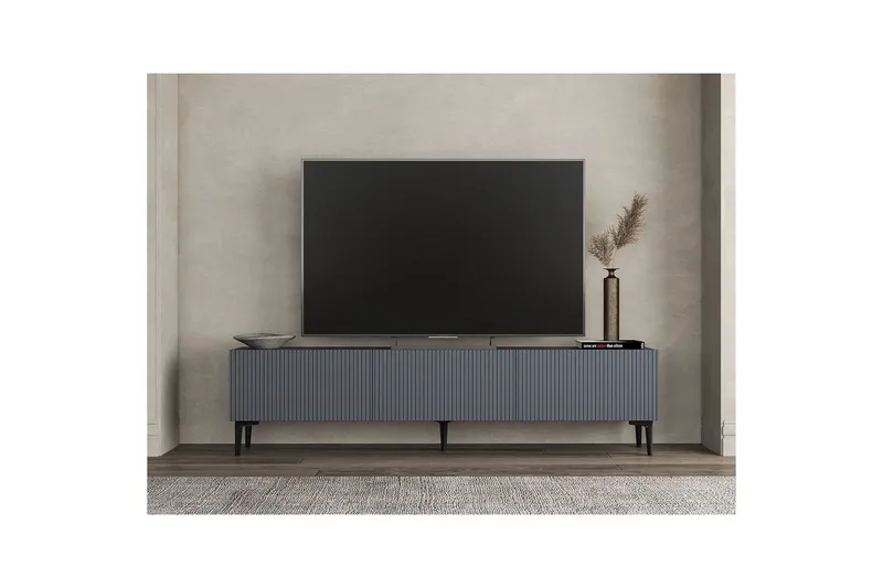 Elith Tv-bänk 180 cm - Antracit - Möbler - TV- & Mediamöbler - TV bänk & mediabänk