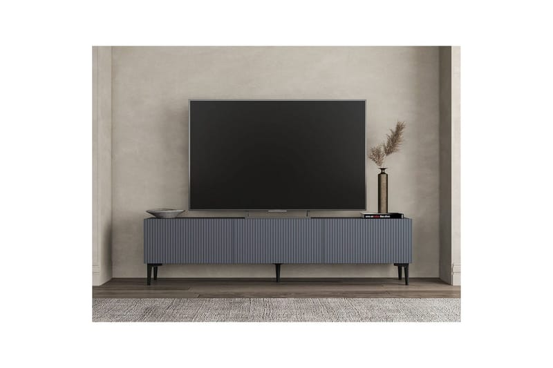 Elith Tv-bänk 180 cm - Antracit - Möbler - TV- & Mediamöbler - TV bänk & mediabänk