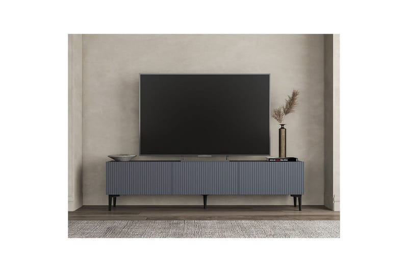 Elith Tv-bänk 180 cm - Antracit - Möbler - TV- & Mediamöbler - TV bänk & mediabänk