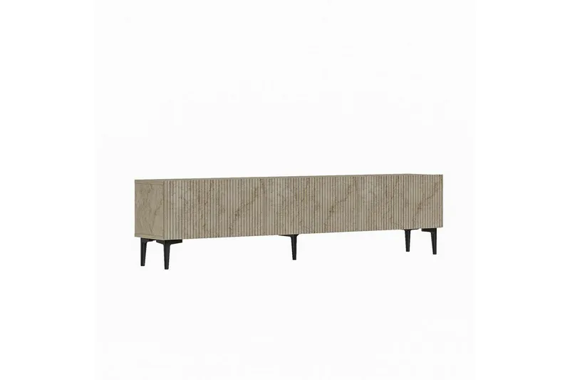 Elith Tv-bänk 180 cm - Travertine - Möbler - TV- & Mediamöbler - TV bänk & mediabänk