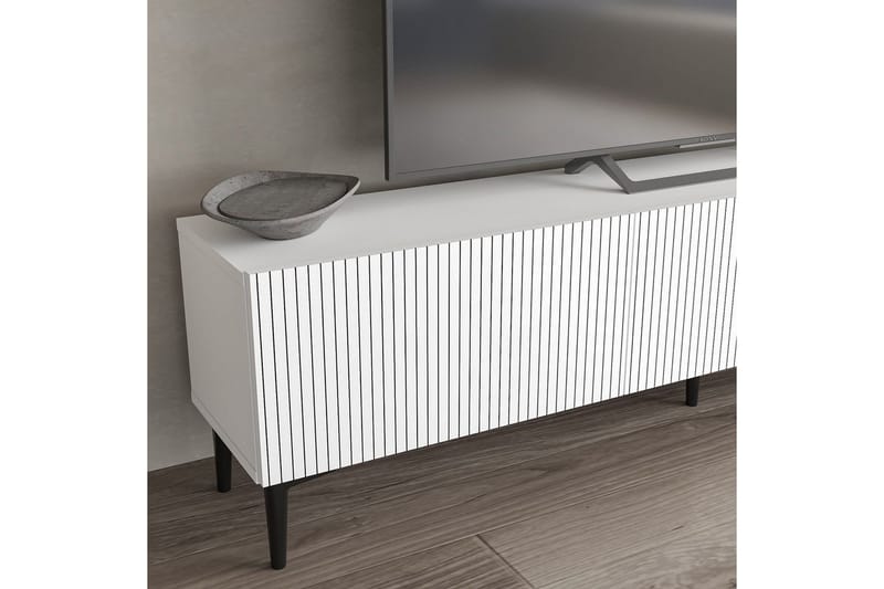 Elith Tv-bänk 180 cm - Vit - Möbler - TV- & Mediamöbler - TV bänk & mediabänk