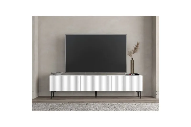 Elith Tv-bänk 180 cm - Vit - Möbler - TV- & Mediamöbler - TV bänk & mediabänk