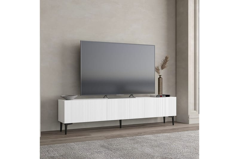 Elith Tv-bänk 180 cm - Vit - Möbler - TV- & Mediamöbler - TV bänk & mediabänk