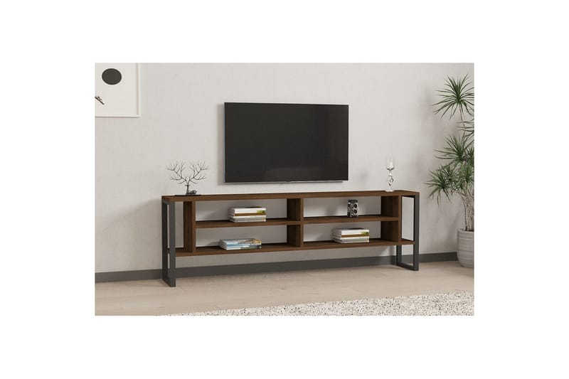 Elvorn Tv-bänk 160 cm - Valnöt - Möbler - TV- & Mediamöbler - TV bänk & mediabänk