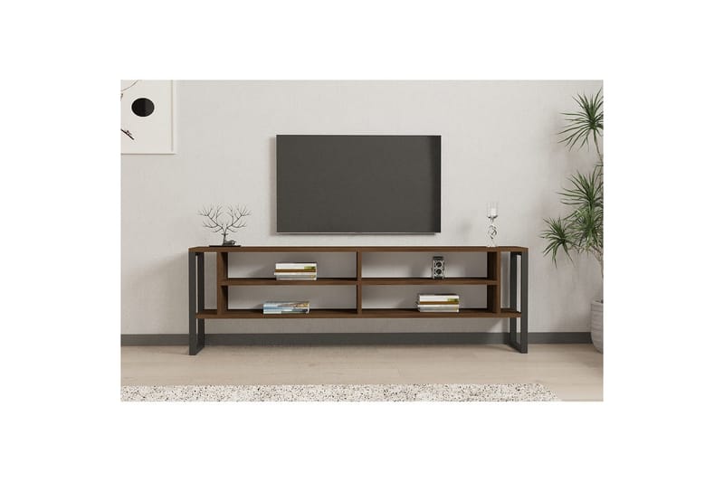 Elvorn Tv-bänk 160 cm - Valnöt - Möbler - TV- & Mediamöbler - TV bänk & mediabänk