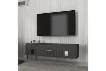 Estel Tv-bänk 120 cm - Antracit/Silver - Möbler - TV- & Mediamöbler - TV bänk & mediabänk