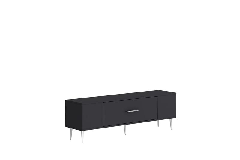 Feynor Tv-bänk 150 cm, Antracit/Silver