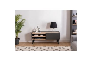 Giancarlo Tv-bänk 120 cm - Blå/Antracit - Möbler - TV- & Mediamöbler - TV bänk & mediabänk