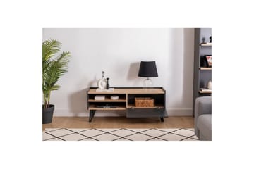 Giancarlo Tv-bänk 120 cm - Blå/Antracit - Möbler - TV- & Mediamöbler - TV bänk & mediabänk