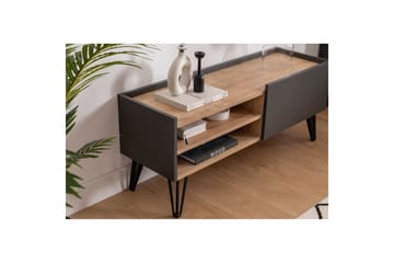 Giancarlo Tv-bänk 120 cm - Blå/Antracit - Möbler - TV- & Mediamöbler - TV bänk & mediabänk