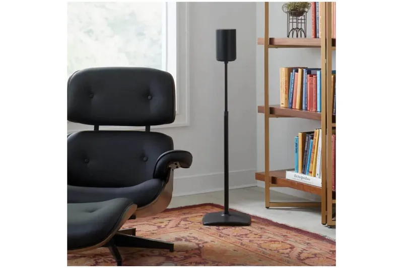 Golvstativ Sanus för Sonos ERA 100 2 Delar - Svart - Möbler - TV- & Mediamöbler - Mediastativ & väggfäste - Högtalarstativ