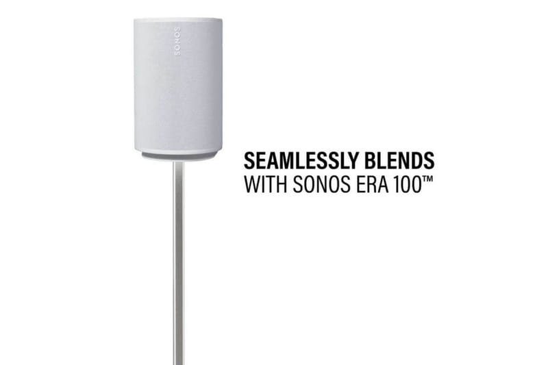 Golvstativ Sanus för Sonos ERA 100 2 Delar Vit, Justerbart stativ - Vit, Justerbart stativ - Möbler - TV- & Mediamöbler - Mediastativ & väggfäste - Högtalarstativ