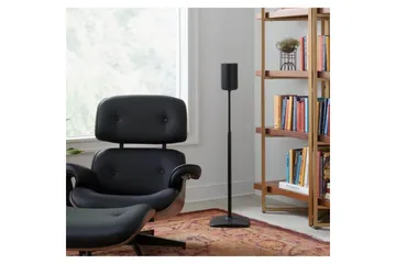 Golvstativ Sanus för Sonos ERA 100 - Svart - Möbler - TV- & Mediamöbler - Mediastativ & väggfäste - Högtalarstativ