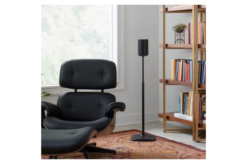 Golvstativ Sanus för Sonos ERA 100 - Svart - Möbler - TV- & Mediamöbler - Mediastativ & väggfäste - Högtalarstativ