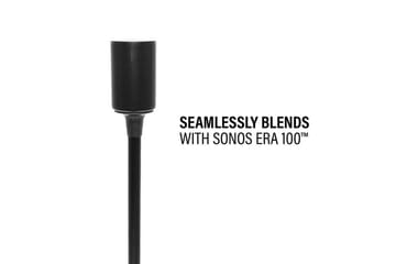 Golvstativ Sanus för Sonos ERA 100 - Svart - Möbler - TV- & Mediamöbler - Mediastativ & väggfäste - Högtalarstativ