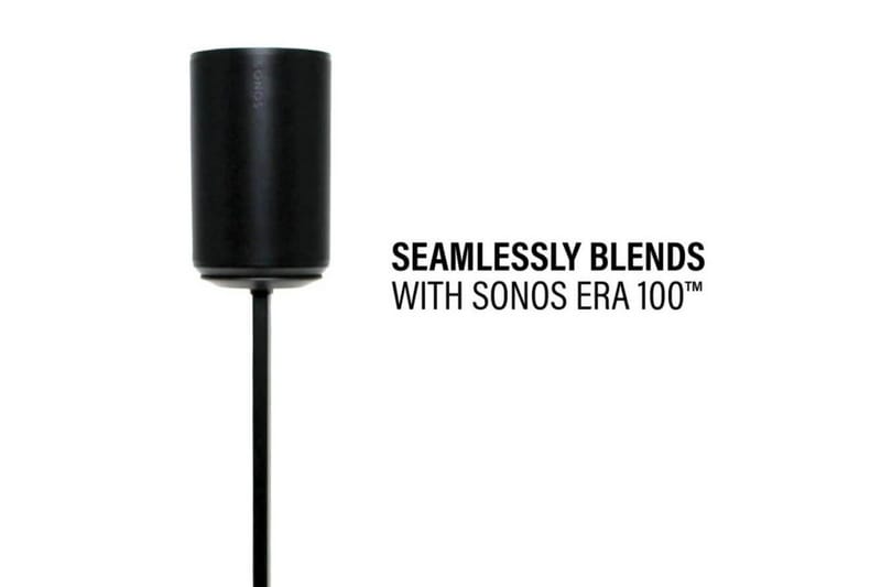 Golvstativ Sanus för Sonos ERA 100 - Svart - Möbler - TV- & Mediamöbler - Mediastativ & väggfäste - Högtalarstativ