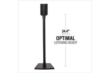 Golvstativ Sanus för Sonos ERA 100 - Svart - Möbler - TV- & Mediamöbler - Mediastativ & väggfäste - Högtalarstativ