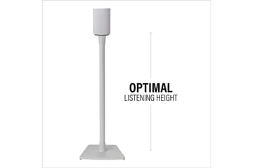 Golvstativ Sanus för Sonos ERA 100 Vit, Fast stativ - Vit, Fast stativ - Möbler - TV- & Mediamöbler - Mediastativ & väggfäste - Högtalarstativ