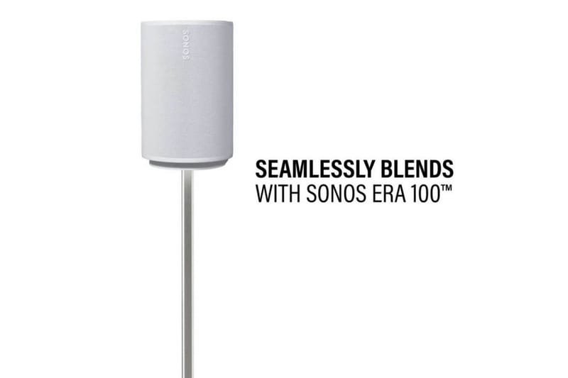 Golvstativ Sanus för Sonos ERA 100 Vit, Justerbart stativ - Vit, Justerbart stativ - Möbler - TV- & Mediamöbler - Mediastativ & väggfäste - Högtalarstativ